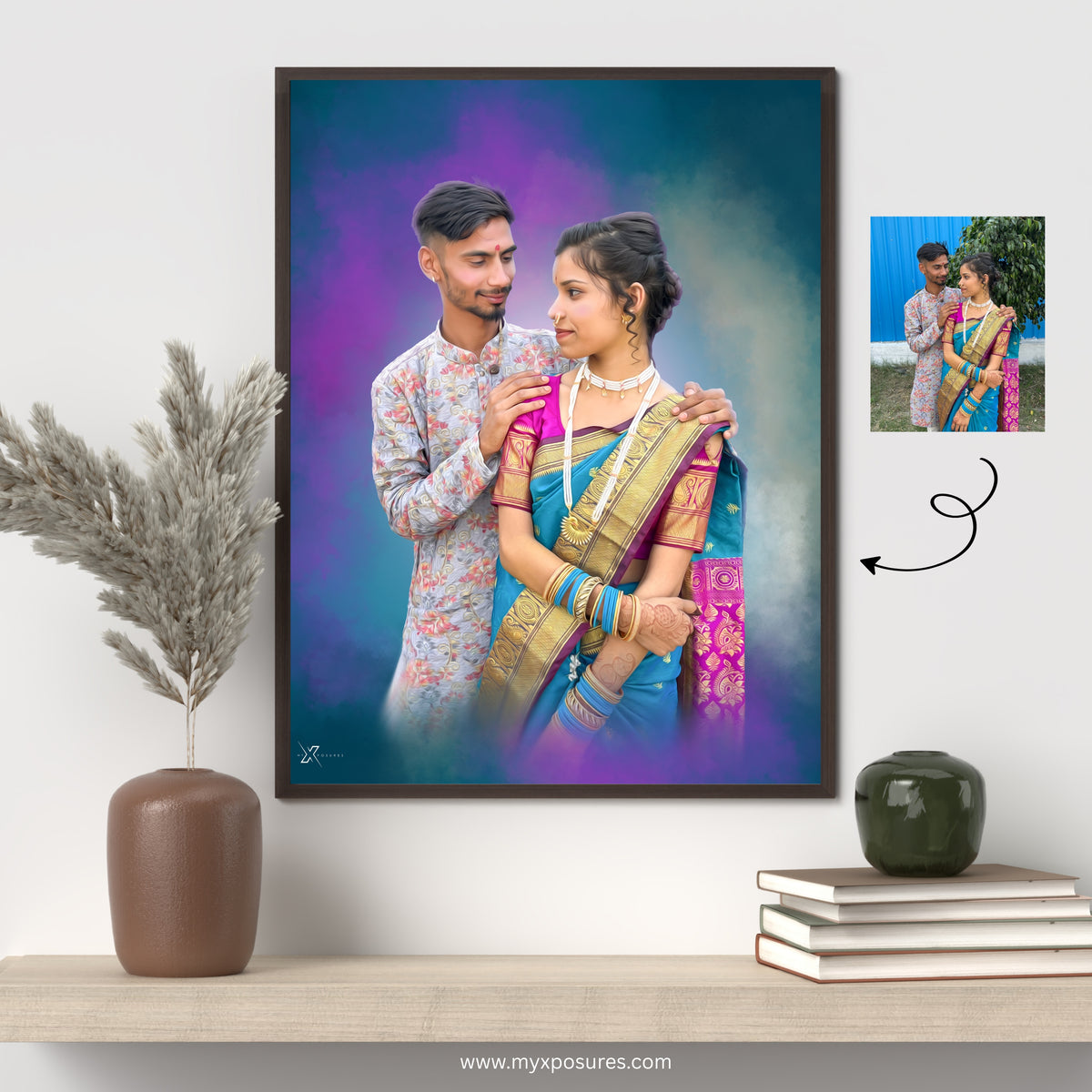 Digital Painting Frame | Customized Portrait