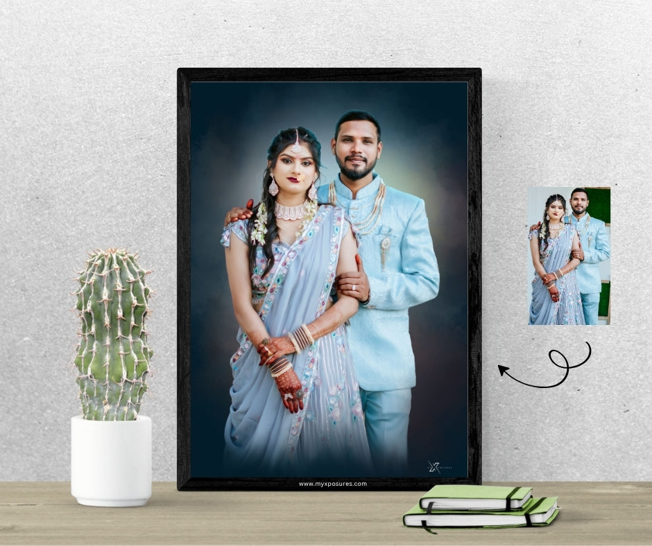 Digital Painting Frame | Customized Portrait